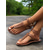 cheap Casual Sandals-Women&#039;s White Gladiator Sandals with Adjustable Buckle Straps – Stylish Summer Footwear for Casual Outings and Beach Days