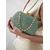 economico Clutch e borsette da sera-pochette da sera glitterata verde salvia da donna con catena di strass – elegante borsa per matrimoni, feste ed eventi formali colore argento nero rosa