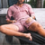 ieftine Seturi de tricouri de bază pentru bărbați-Bărbați Set de lenjerie Set pantaloni scurți și tricou tinute 2 piese Manșon scurt Capișon Vară Culoare solidă Costum de plajă Casual 2 bucăți Buzunar frontal Vacanță Casual Negru Roz Alb Top tricou