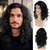 cheap Synthetic Trendy Wigs-Wig for Men Long Curly Wavy Synthetic Halloween Costume Party Wig for Male