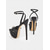 cheap Nightlife Party-Women&#039;s Satin Platform Stiletto Heels – Rhinestone Embellished Open-Toe Wedding Shoes for Brides and Glamorous Events