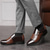 baratos Formal-sapatos sociais masculinos de couro envernizado preto com zíper lateral – design elegante e moderno para casamentos, festas e uso profissional
