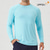 abordables t-shirts de base-Homme T-shirts de protection solaire T-shirt manche longue Col ras du cou Été Printemps Couleur Unie Actif Col rond Sport &amp; Loisir Pêche Bleu Ciel Noir Blanche T-shirt haut de gamme pour homme