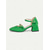 cheap 1950s-Women&#039;s Retro Mary Jane Block Heel Shoes – Vibrant Green Patent Leather with Adjustable Straps, Perfect for Office, Parties, and Casual Outfits