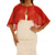 cheap Wedding Guest Wraps-Baoqiya Capelets for women Chiffon Cape Soft Shawls and Wraps Wedding Capes 1920s flapper Cover Up