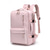 cheap College Backpacks-Expandable Large-Capacity Waterproof Laptop Backpack – Stylish Multi-Pocket Design for Men and Women, Perfect for Travel, Work or School Black Pink Green
