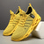cheap Men&#039;s Sneakers-Men&#039;s Neon Green Sports Sneakers - Breathable Mesh Lightweight Running Shoes with Cushioned Sole for Gym, Training and Outdoor Activities