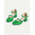 cheap 1950s-Women&#039;s Retro Mary Jane Block Heel Shoes – Vibrant Green Patent Leather with Adjustable Straps, Perfect for Office, Parties, and Casual Outfits