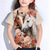 cheap Girl&#039;s Cotton T-shirts-Girls&#039; 3D Graphic Animal Horse T shirt Tee Short Sleeve Summer Spring Fashion Basic Kids 4-12 Years Crew Neck Outdoor Casual Daily Regular Fit