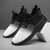 voordelige Herensneakers-heren gradiënt groene en zwarte mesh sneakers - lichtgewicht sportschoenen voor hardlopen, sportschool en vrijetijdskleding