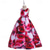 cheap Party Dresses-Kids Girls' Party Dress Floral Sleeveless Performance Special Occasion Elegant Princess Polyester Summer Spring 4-13 Years Red Blue Orange