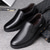 ieftine Pantofi casual slip-on-mocasini maro pentru bărbați, cu partea superioară din piele artificială texturată și talpă anti-alunecare - pantofi casual confortabili pentru lucru și purtarea zilnică