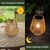 economico Luci paesaggistiche-1 pz energia solare esterna imitazione bambù intrecciato lanterna cinese giardino prato percorso recinzione decorazione illuminazione atmosfera luce