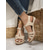 baratos Sandálias de salto-sandálias femininas vintage de salto grosso e aberto na frente - sapatos de verão elegantes com tira de fivela e design oco para ocasiões casuais, de trabalho ou ao ar livre