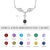 cheap For Women-Personalized Photo Projection Pendant Necklace Custom Best Gift for Mom – Wedding Gift for Couples with Birthstone and Projection Stone, Perfect for Special Occasions