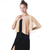 cheap Wedding Guest Wraps-Baoqiya Capelets for women Chiffon Cape Soft Shawls and Wraps Wedding Capes 1920s flapper Cover Up