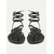 abordables Sandales Gladiateur-sandales à lacets gladiateur pour femmes – chaussures de plage plates à lanières marron pour les sorties décontractées d'été