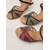 cheap Casual Sandals-Women&#039;s Multicolor Strappy Wedge Sandals with Adjustable Ankle Strap and Comfortable Sole for Summer Wear and Casual Outings