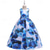 cheap Party Dresses-Kids Girls' Party Dress Floral Sleeveless Performance Special Occasion Elegant Princess Polyester Summer Spring 4-13 Years Red Blue Orange