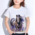 cheap Girl&#039;s Cotton T-shirts-Girls&#039; 3D Graphic Animal Horse T shirt Tee Short Sleeve Summer Spring Fashion Basic Kids 4-12 Years Crew Neck Outdoor Casual Daily Regular Fit