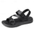 ieftine sandală de rochie-Bărbați Sandale Sandale plate PU piele Respirabil Comfortabil Anti-Alunecare Loafer Negru Maro