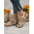 baratos Sandálias de salto-sandálias femininas vintage de salto grosso e aberto na frente - sapatos de verão elegantes com tira de fivela e design oco para ocasiões casuais, de trabalho ou ao ar livre
