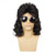 cheap Historical Wigs-Mens Mullet Wigs Curly Cosplay Costume Wig Retro Punk Rocker Disco Synthetic Full Wigs For Carvinal Halloween Wigs