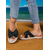 cheap Vacation Sandals-Women&#039;s Black Bowknot Espadrille Flat Sandals with Pearl Detail - Stylish Summer Slip-Ons for Casual Outings and Beachwear
