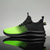 voordelige Herensneakers-heren gradiënt groene en zwarte mesh sneakers - lichtgewicht sportschoenen voor hardlopen, sportschool en vrijetijdskleding