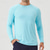 abordables t-shirts de base-Homme T-shirts de protection solaire T-shirt manche longue Col ras du cou Été Printemps Couleur Unie Actif Col rond Sport &amp; Loisir Pêche Bleu Ciel Noir Blanche T-shirt haut de gamme pour homme