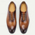 baratos Sapatos Sociais Clássicos-Sapatos oxford masculinos de couro bovino premium – design formal com cadarço marrom degradê para negócios, casamentos e ocasiões especiais