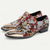 ieftine Pantofi Eleganți Elementari-mocasini pentru bărbați din piele cu imprimeu floral – pantofi de rochie premium din piele de vacă cu lanț metalic și vârf strălucitor pentru petreceri și ocazii formale