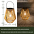 economico Luci paesaggistiche-1 pz energia solare esterna imitazione bambù intrecciato lanterna cinese giardino prato percorso recinzione decorazione illuminazione atmosfera luce