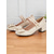 baratos década de 1950-Sapatos femininos mary jane rosa com tira de fivela dupla e detalhe de laço - sapatos de salto bloco estilo retrô fofos para ocasiões casuais e elegantes