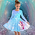 cheap 3D Unicorn Dress-Girls&#039; 3D Graphic Unicorn Dress Long Sleeve Summer Spring Vacation Daily Holiday Princess Beautiful Sweet Kids 4-12 Years Casual Dress A Line Dress Knee-length Regular Fit