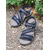 cheap Comfort Sandals-Women&#039;s Blue Sport Sandals with Adjustable Straps and Geometric Pattern – Comfortable Outdoor Walking Shoes for Hiking, Travel and Casual Wear