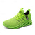 cheap Men&#039;s Sneakers-Men&#039;s Neon Green Sports Sneakers - Breathable Mesh Lightweight Running Shoes with Cushioned Sole for Gym, Training and Outdoor Activities
