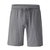 ieftine Seturi de tricouri de bază pentru bărbați-Bărbați Set de lenjerie Set pantaloni scurți și tricou tinute 2 piese Manșon scurt Capișon Vară Culoare solidă Costum de plajă Casual 2 bucăți Buzunar frontal Vacanță Casual Negru Roz Alb Top tricou