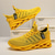 cheap Men&#039;s Sneakers-Men&#039;s Neon Green Sports Sneakers - Breathable Mesh Lightweight Running Shoes with Cushioned Sole for Gym, Training and Outdoor Activities