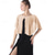 cheap Wedding Guest Wraps-Baoqiya Capelets for women Chiffon Cape Soft Shawls and Wraps Wedding Capes 1920s flapper Cover Up