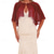 cheap Wedding Guest Wraps-Baoqiya Capelets for women Chiffon Cape Soft Shawls and Wraps Wedding Capes 1920s flapper Cover Up