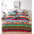 cheap Duvet Cover Sets-Boho Flower Duvet Cover Full Size Bohemian Lines Bedding Set Aztec Line Bed Sets Geomtric Quilt Cover Soft Lightweight Comforter Cover with 2 Pillowcases for Summer Spring