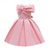 cheap Party Dresses-Kids Girls&#039; Party Dress Solid Color Sleeveless Performance Birthday Tie Knot Beautiful Sweet Cotton Maxi Party Dress Swing Dress A Line Dress Summer 4 years+ White Champagne Pink