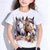 cheap Girl&#039;s Cotton T-shirts-Girls&#039; 3D Graphic Animal Horse T shirt Tee Short Sleeve Summer Spring Fashion Basic Kids 4-12 Years Crew Neck Outdoor Casual Daily Regular Fit