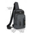billiga Herrväskor-vattentät bröstväska för män och slingväska för män – hållbar design med flera fickor för utomhusresor, sport och daglig användning färg svart armégrön mörkblå