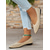 economico Ballerine da donna-ballerine beige slip-on fly-knit da donna con design in rete traspirante, suola leggera e vestibilità comoda per abbigliamento casual estivo e outfit quotidiani