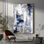 baratos Pinturas Abstratas-Pintura a óleo abstrata artesanal grossa sobre tela moderna, pinturas de textura de faca azul dourada, pintura à mão, grande arte de parede para decoração de casa, moldura pronta para pendurar ou sem