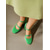 cheap 1950s-Women&#039;s Retro Mary Jane Block Heel Shoes – Vibrant Green Patent Leather with Adjustable Straps, Perfect for Office, Parties, and Casual Outfits