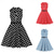 cheap Dresses-Retro Vintage 1950s Rockabilly Dress Swing Dress Polka Dot Girls&#039; Carnival Masquerade Daily Wear Bachelorette Party Kid&#039;s Dress Homecoming Dresses