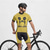 cheap Men&#039;s Clothing Sets-Men&#039;s Cycling Jersey with Shorts Short Sleeve Mountain Bike MTB Road Bike Cycling Yellow Orange Gray Graphic Bike Spandex Sports Graphic Clothing Apparel